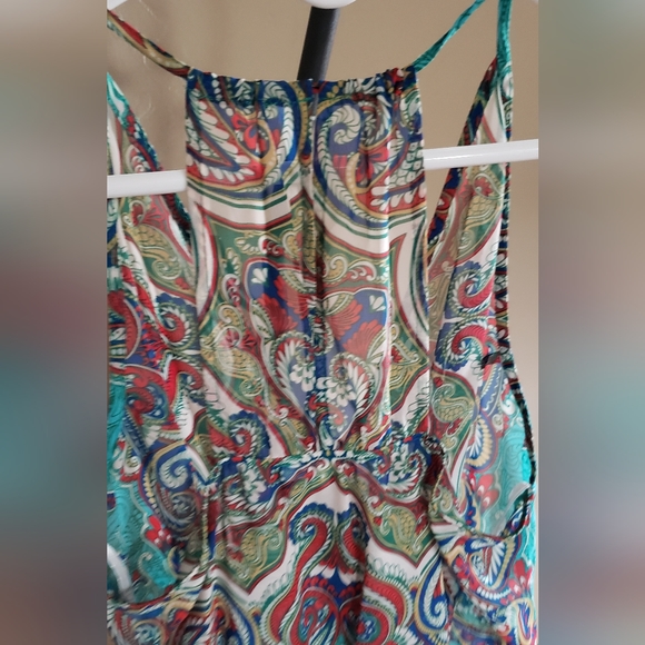 $13 TANK SALE.   Turquoise Halter Top NWOT - Picture 4 of 6